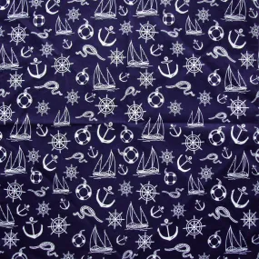 Nautical print bandana